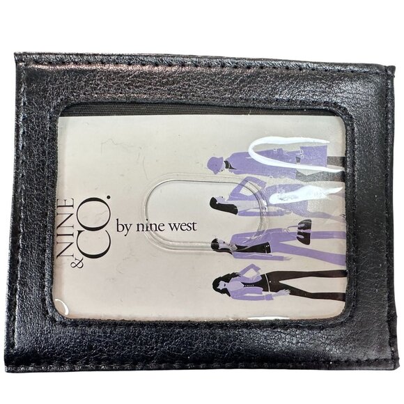 Nine & Co Black Leather Wallet Full Size TriFold NEW OLD STOCK Vintage 90s‎ Tags - Picture 7 of 16
